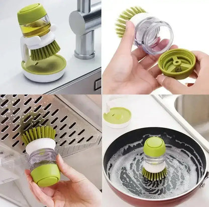 Let`s Cook™Dish Brush With Soap Dispenser