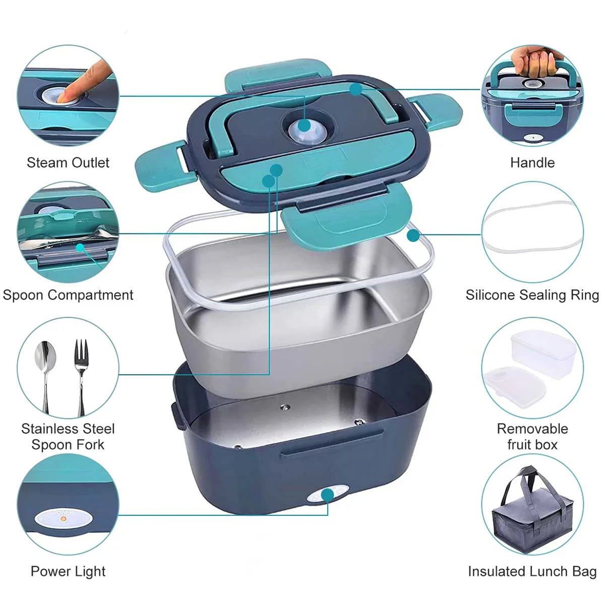 Let`s Cook™ Electric lunch box