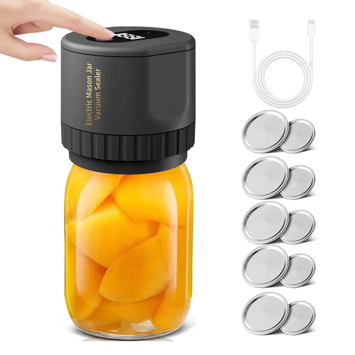 Let`s Cook™Jar Vacuum Sealer Kit