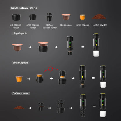 Let`s Cook™ Portable Coffee Machine