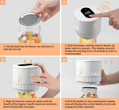 Let`s Cook™Jar Vacuum Sealer Kit