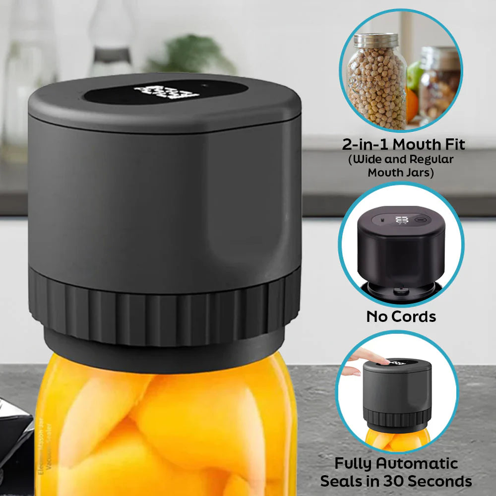 Let`s Cook™Jar Vacuum Sealer Kit